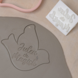 'Julen er magisk' tekst stempel - Nr. 1