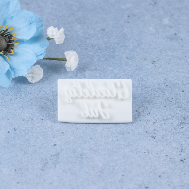 'Gldelig jul' tekst stempel - Nr. 4