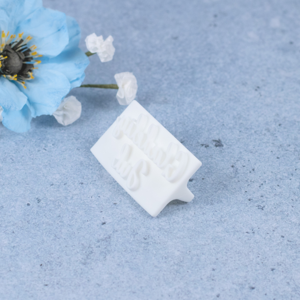 'Gldelig jul' tekst stempel - Nr. 4