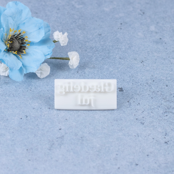 'Gldelig jul' tekst stempel - Nr. 5