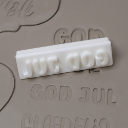 'God jul' tekst stempel - Nr. 4