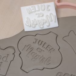 'Julen er magisk' tekst stempel - Nr. 2