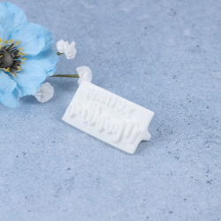 'Jeg fandt mandlen' tekst stempel - Nr. 3