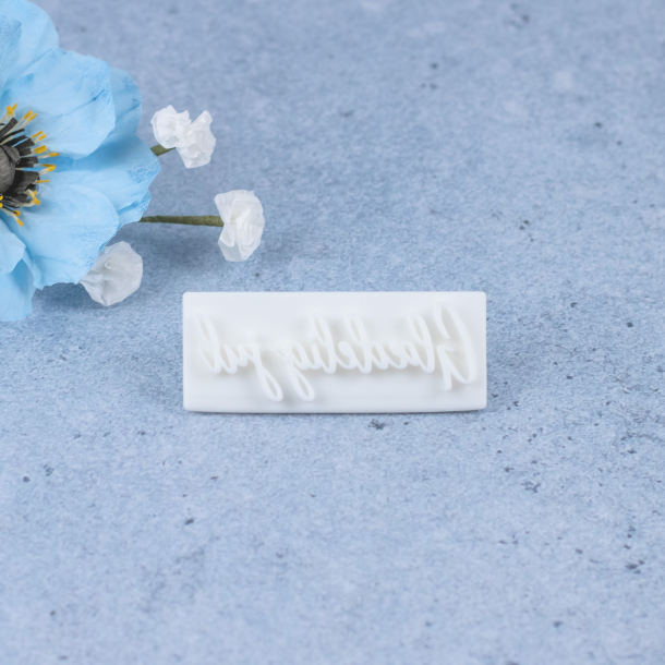 'Gldelig jul' tekst stempel - Nr. 1