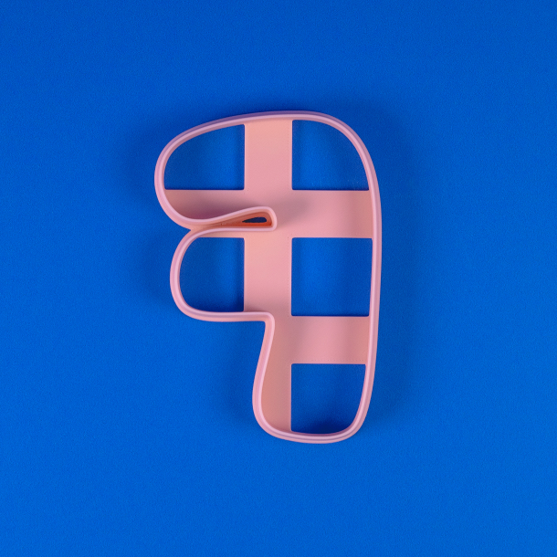 BOBLE | Bogstavudstikker - F