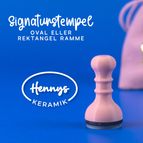 Signaturstempel | Design 3 | Oval eller rektangul�r ramme