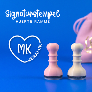 Signaturstempel | Design 4 | Hjerte ramme