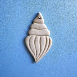 Strandskalle, konkylie udstikker med prgning - Nr. 5