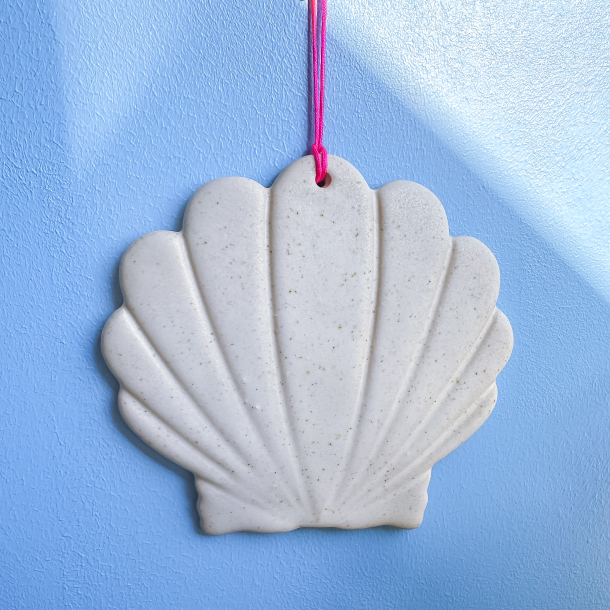 Strandskalle, kammusling udstikker med prgning - Nr. 1