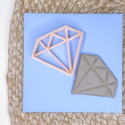 Diamant udstikker med prgning 