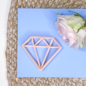 Diamant udstikker med prgning 