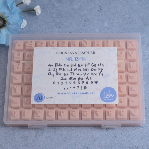 Bogstavstempler nr. 13+14 - 10mm