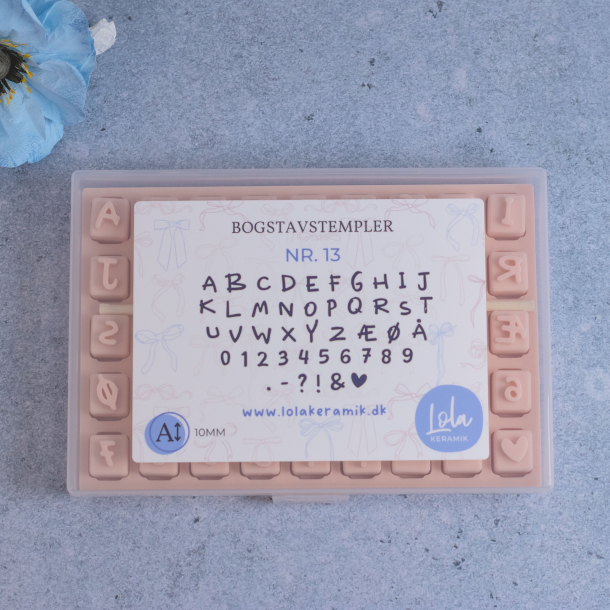 Bogstavstempler nr. 13 - 10mm