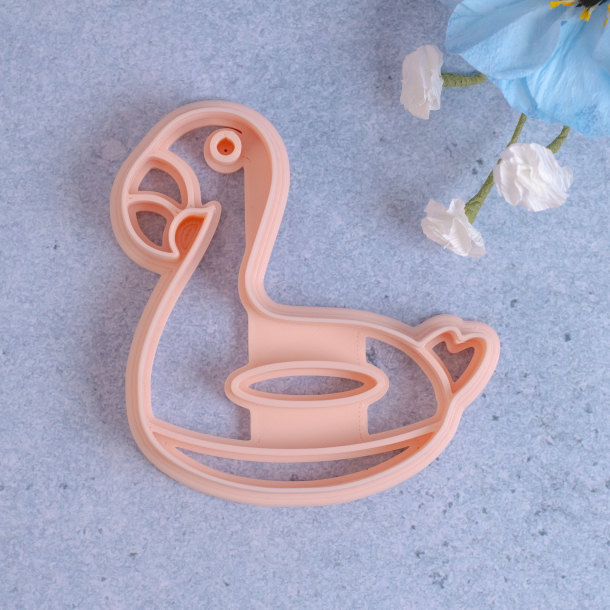 Flamingo badering udstikker med prgning