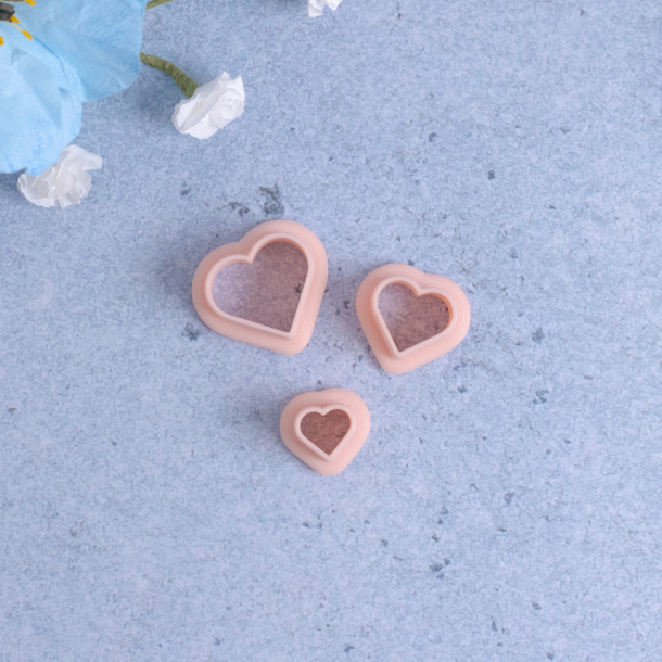Mini hjerte udstikkere, st nr. 3