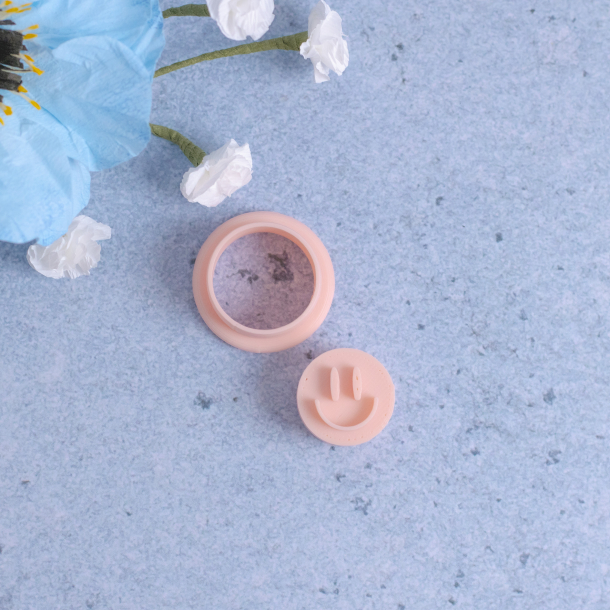 Smiley udstikker med stempel 20mm - Nr. 2