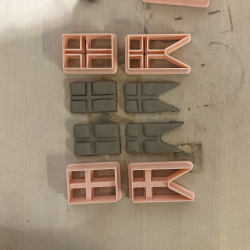 Splitflag udstikker med prgning - Nr. 2