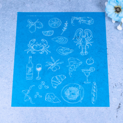 Italiensk Middag | Stencil 0001