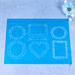 Frilly Frames 1 | Stencil 0006