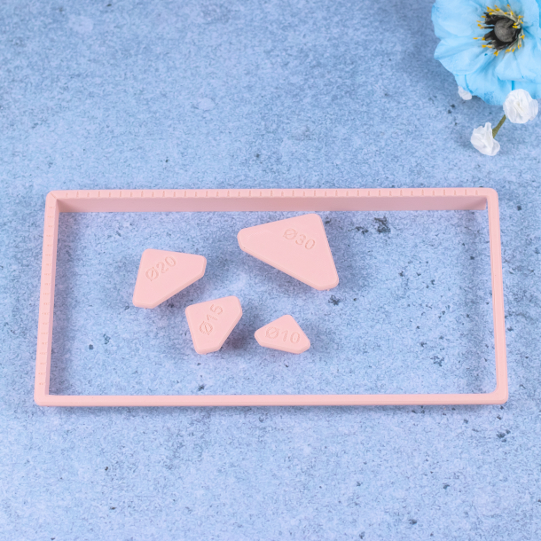 Vinkeludstikker inkl. 4 hj�rner