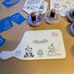 Silkscreen Stencil | Festlige Dyr