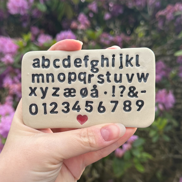 Bogstavstempler nr. 4 - 10mm