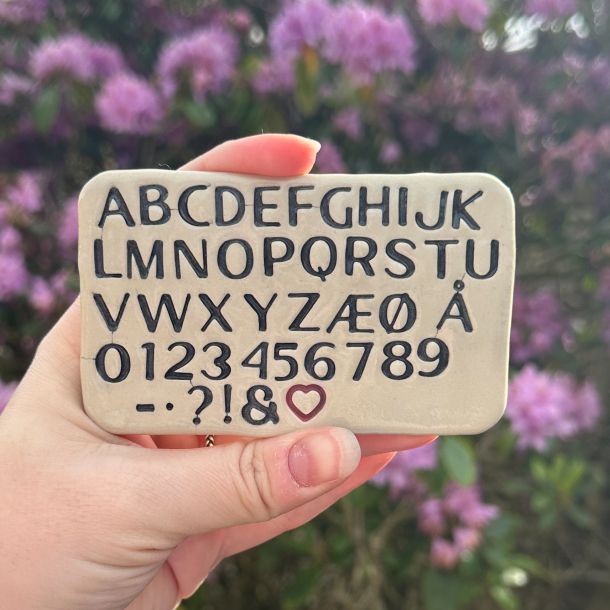 Bogstavstempler nr. 8 - 10mm