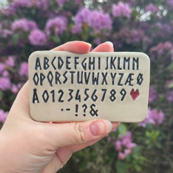 Bogstavstempler nr. 7 - 12mm