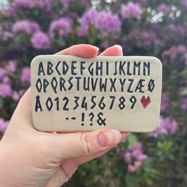 Bogstavstempler nr. 7 - 12mm