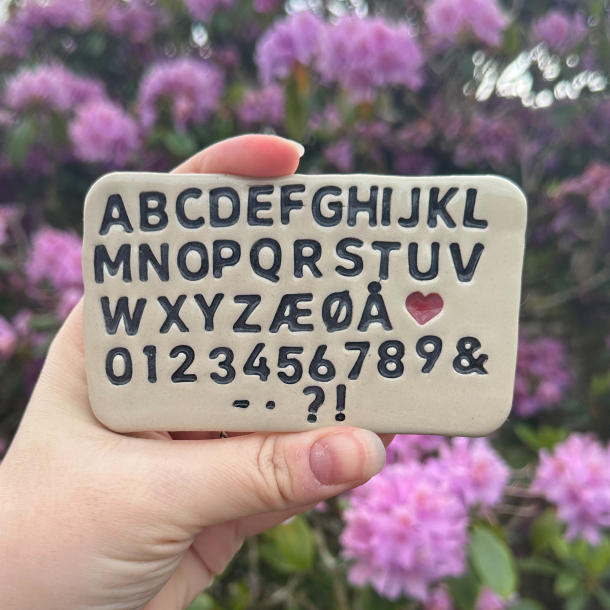 Bogstavstempler nr. 3 - 10mm