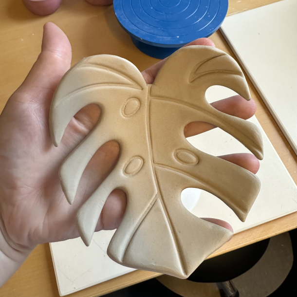 Monstera blad udstikker med prgning