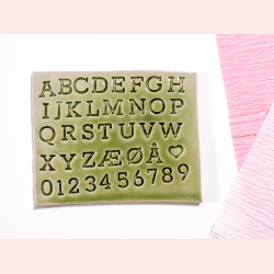 Bogstavstempler nr. 1+2 - 10mm