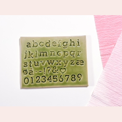 Bogstavstempler nr. 2 - 10mm