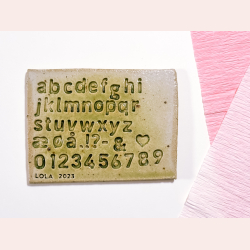 Bogstavstempler nr. 4 - 10mm