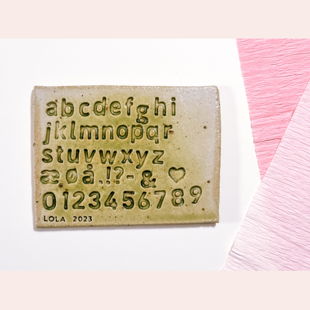 Bogstavstempler nr. 4 - 10mm