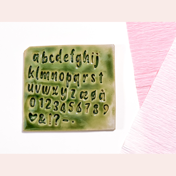 Bogstavstempler nr. 6 - 10mm