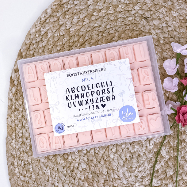 Bogstavstempler nr. 5 - 19mm