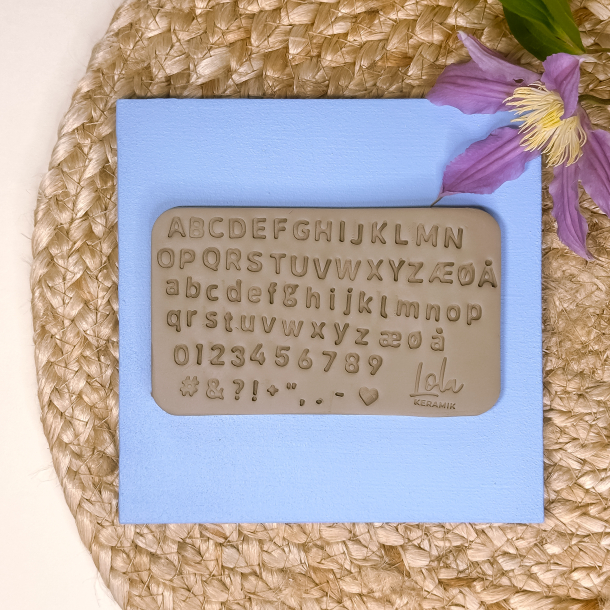 Bogstavstempler nr. 3 + 4 - 7mm