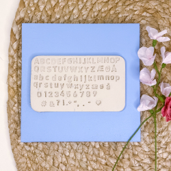 Bogstavstempler nr. 3 + 4 - 7mm