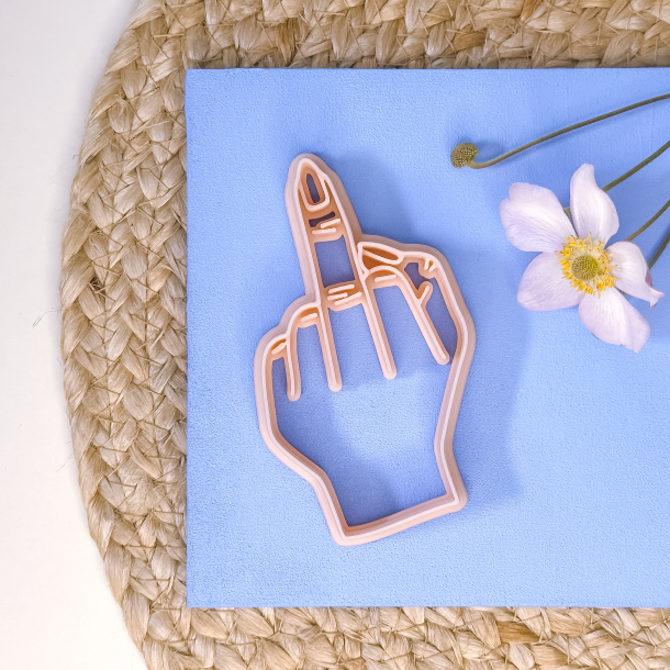 Hndtegn f@ck udstikker med prgning - Nr. 3