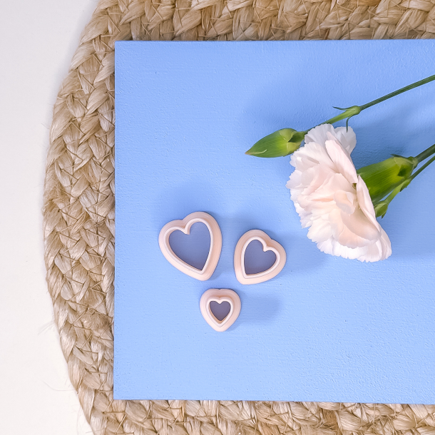 Mini hjerte udstikkere, st nr. 4