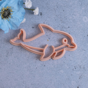 Delfin udstikker med prgning