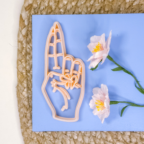 Hndtegn 'As above, so below' udstikker med prgning