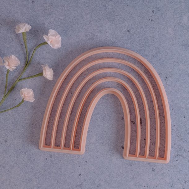 Regnbue udstikker med prgning