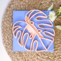 Monstera blad udstikker med prgning