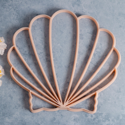 Strandskalle, kammusling udstikker med prgning - Nr. 1