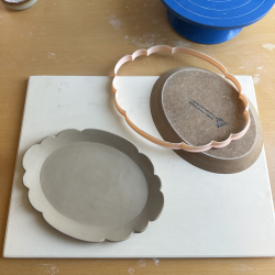 Oval blonde XL udstikker 240mm 