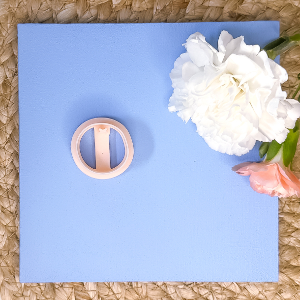 Appelsin udstikker med prgning - Nr. 1