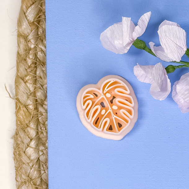 Monstera blad udstikker med prgning