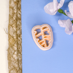 Planteblad udstikker med prgning - nr. 3